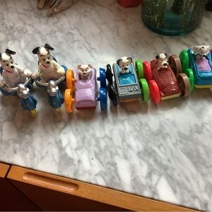 Dalmatian Pull-Back Toy Cars Set